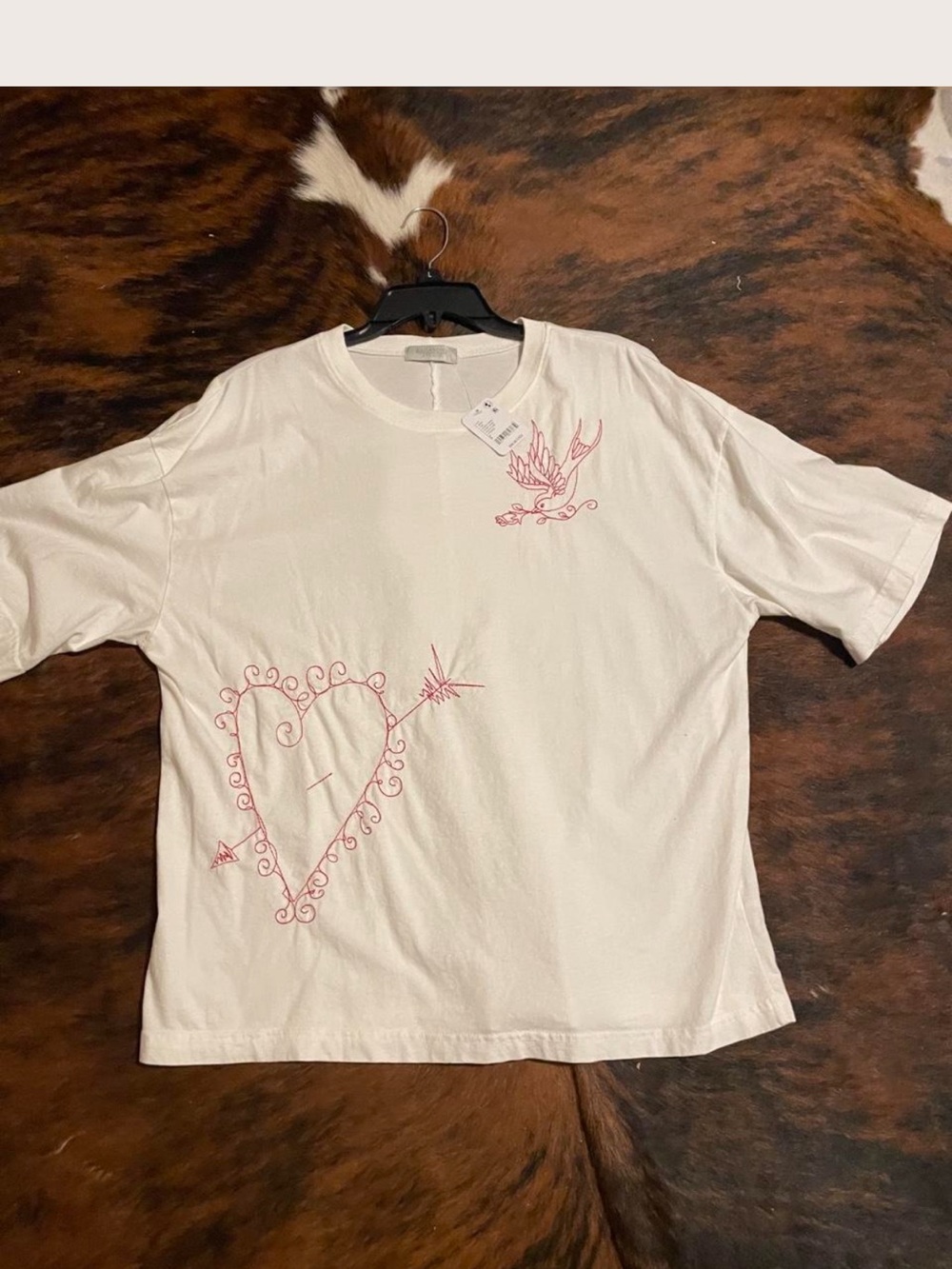 Free People Ragabond MoreAmore Embroidered Tee - Picture 8 of 8